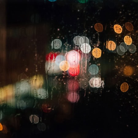 Bokeh Backdrop: Rainy Romantic