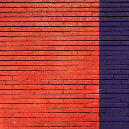 Backdrop: Wand rot & violett