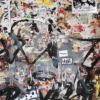 Fotohintergrund: Graffiti Bahnhofwand