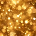 Fotohintergrund: Goldener Glitzer-Bokeh – Ausschnitt 150 x 150 cm