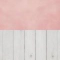 Fotohintergrund 2in1: Rosa Putz mit weißen Dielen – Ausschnitt 150 x 300 cm