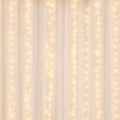 Fotohintergrund: Chiffon-Vorhang mit Lichterketten – Ausschnitt 200 x 200 cm