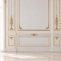 Fotohintergrund: Schlosssaal Weiß-Gold – Ausschnitt 200 x 200 cm