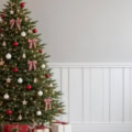 Fotohintergrund: Skandinavischer Weihnachtsbaum – Ausschnitt 200 x 200 cm