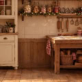 Fotohintergrund: Weihnachtsbäckerei – Ausschnitt 200 x 200 cm
