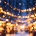 Fotohintergrund: Weihnachtsmarkt Bokeh – Ausschnitt 200 x 200 cm