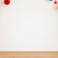 Fotohintergrund: Wimpelkette und Ballons – Ausschnitt 200 x 200 cm