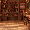 Fotohintergrund: Wichtelwerkstatt – Ausschnitt 250 x 250 cm