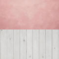 Fotohintergrund 2in1: Rosa Putz mit weißen Dielen – Ausschnitt 250 x 500 cm