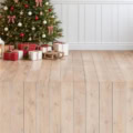 Fotohintergrund 2in1: Skandinavischer Weihnachtsbaum mit Holzboden