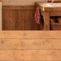 Fotohintergrund 2in1: Weihnachtsbäckerei mit Holzboden – Ausschnitt 150 x 300 cm
