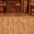 Fotohintergrund 2in1: Wichtelwerkstatt mit Holzboden – Ausschnitt 200 x 400 cm