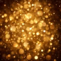 Fotohintergrund: Goldener Glitzer-Bokeh