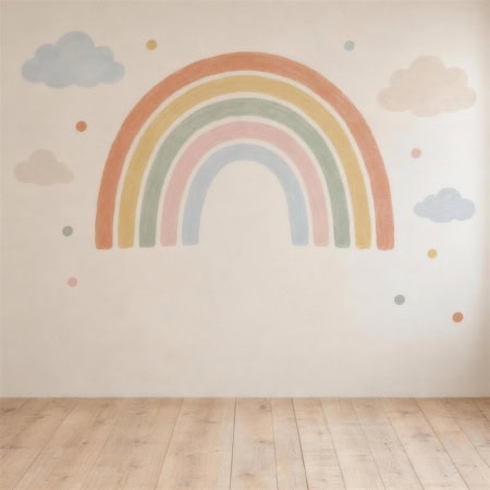 Fotohintergrund: Pastell-Regenbogen
