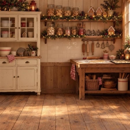 Fotohintergrund: Weihnachtsbäckerei
