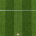 Floor: Fußballfeld Strafraum mit Elfmeterpunkt – Ausschnitt 200 x 200 cm