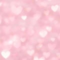 Fotohintergrund: Rosa Herz-Bokeh – Ausschnitt 200 x 200 cm