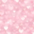 Fotohintergrund: Rosa Herz-Bokeh – Ausschnitt 250 x 250 cm