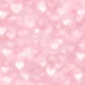 Fotohintergrund: Rosa Herz-Bokeh