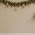 Fotohintergrund: Skandi-Weihnacht in Beige – Ausschnitt 200 x 200 cm