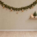Fotohintergrund: Skandi-Weihnacht in Beige