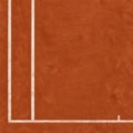 Floor: Tennis-Sandplatz Grundlinie
