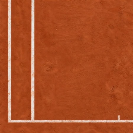 Floor: Tennis-Sandplatz Grundlinie