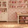 Fotohintergrund: Valentins-Bäckerei – Ausschnitt 250 x 250 cm